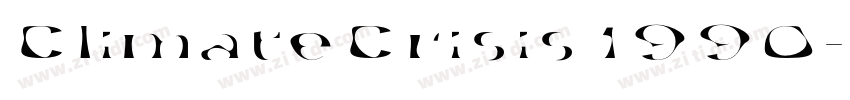 ClimateCrisis 1990字体转换